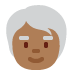 🧓🏾 older person: medium-dark skin tone display on Twitter